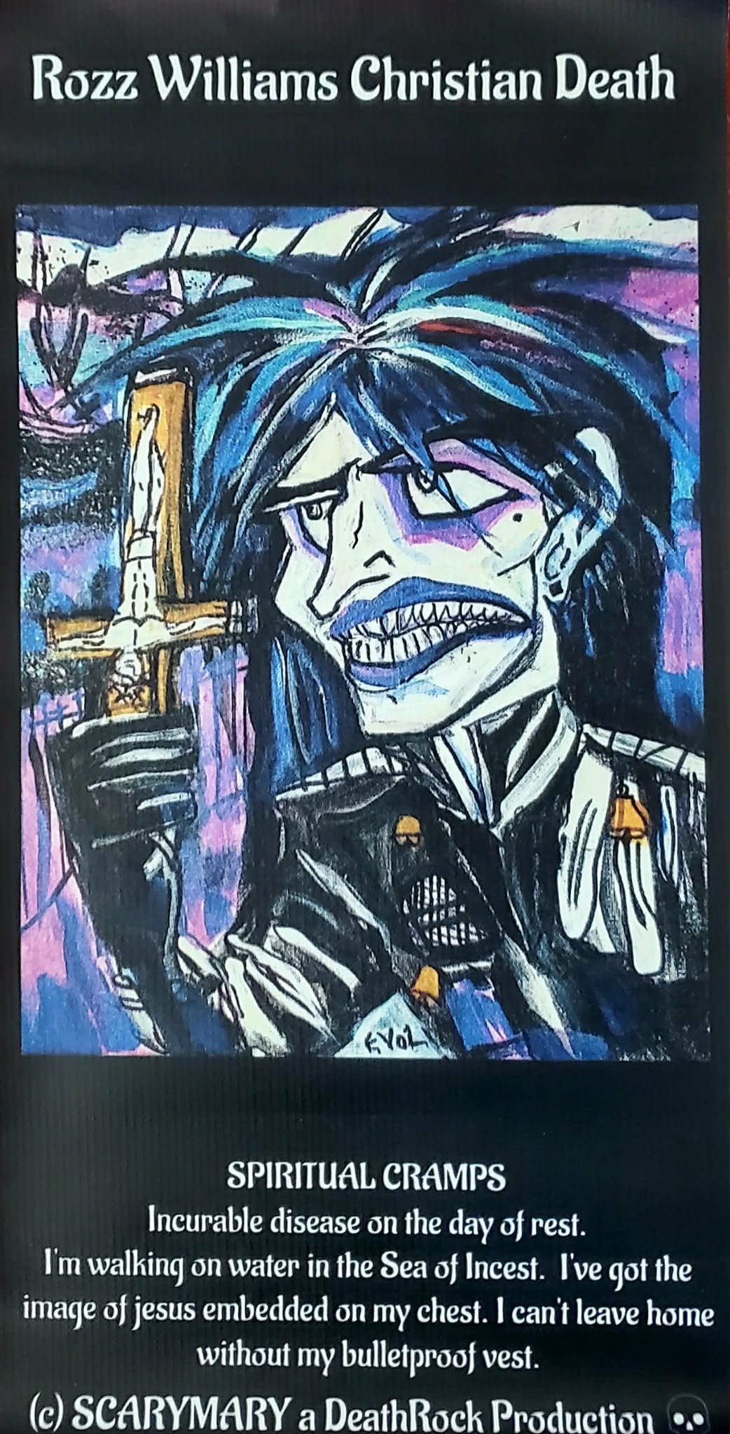 1. ROZZ WILLIAMS CHRISTIAN DEATH POSTER💀