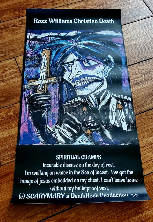 1. ROZZ WILLIAMS CHRISTIAN DEATH POSTER💀
