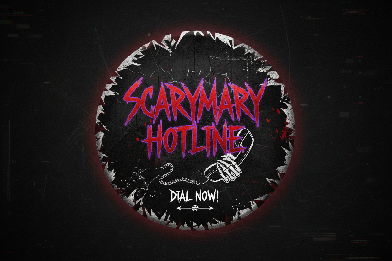SCARYMARY HOTLINE button